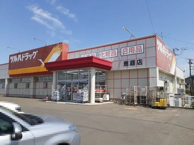 ツルハドラッグ恵庭店まで1100m