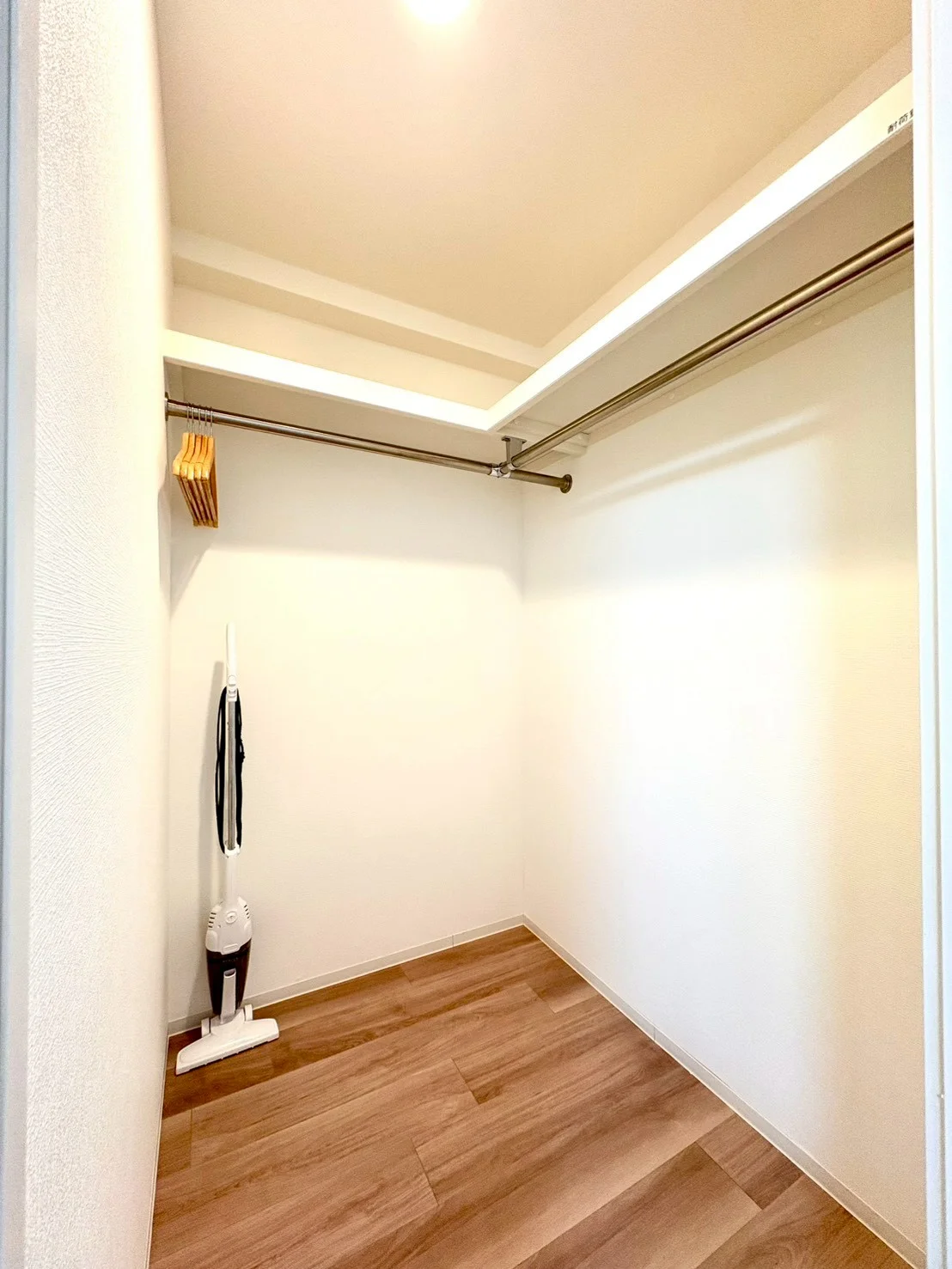 嬉しいウォークインクローゼット