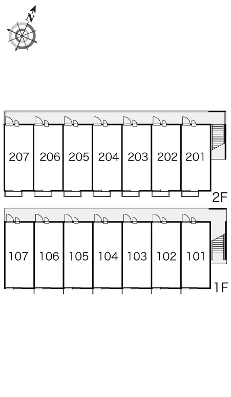 間取り配置図です。