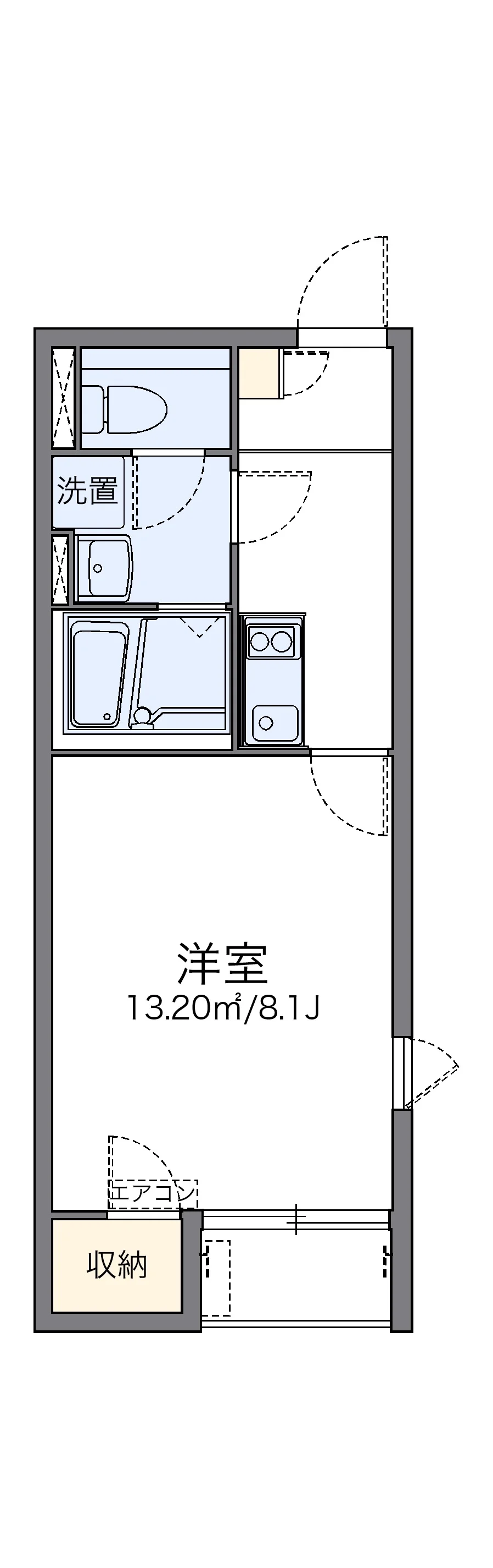 代表的な間取のため実際の間取とは異なる場合があります