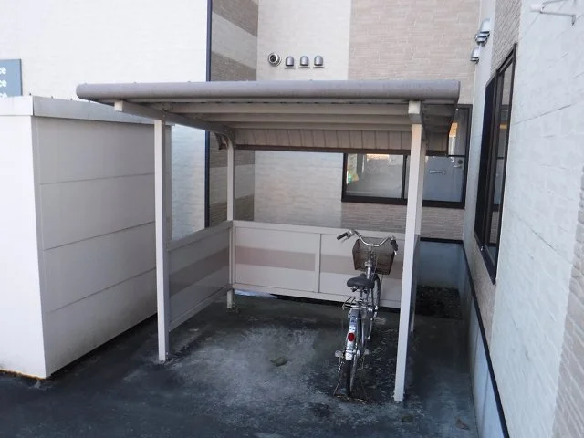 駐輪場です