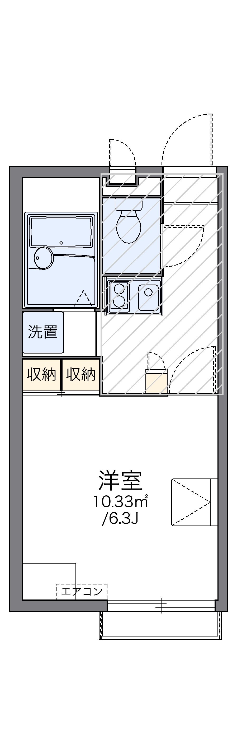 代表的な間取のため実際の間取とは異なる場合があります
