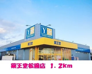 薬王堂松園店まで1200m