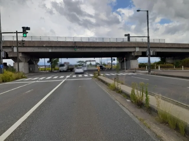 一日市インターまで1500m