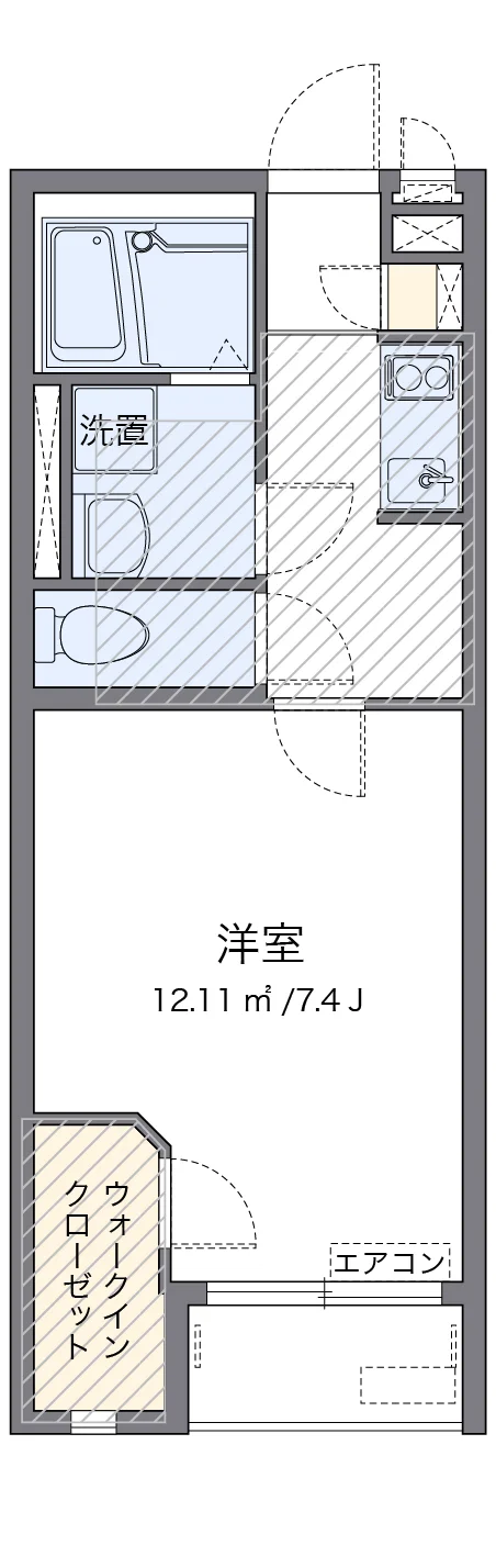 代表的な間取のため実際の間取とは異なる場合があります