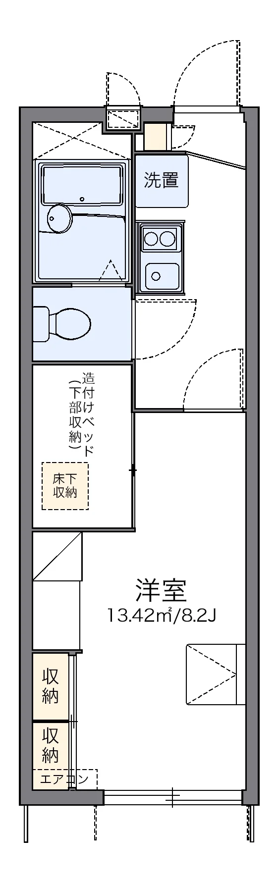 代表的な間取のため実際の間取とは異なる場合があります
