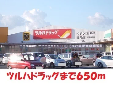 ツルハドラッグまで650m
