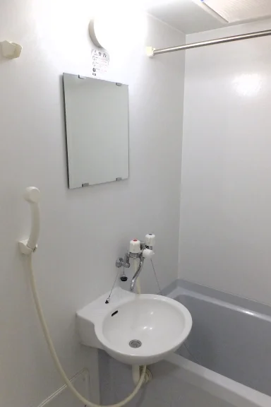 浴室乾燥機付きで、雨の日でも楽々洗濯