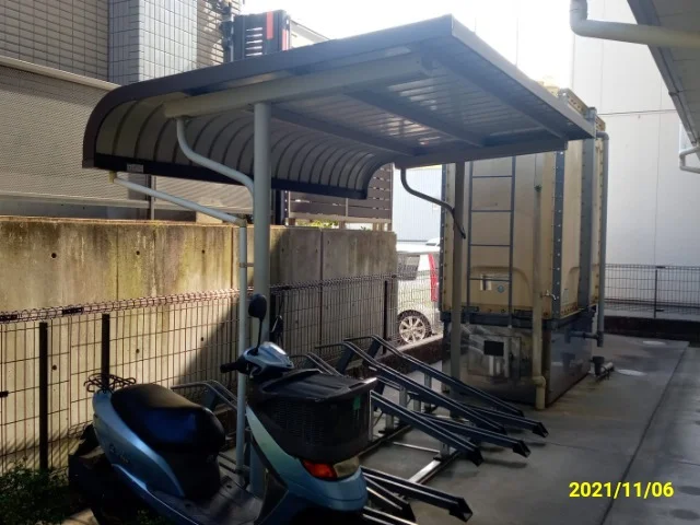 屋根付き駐輪場