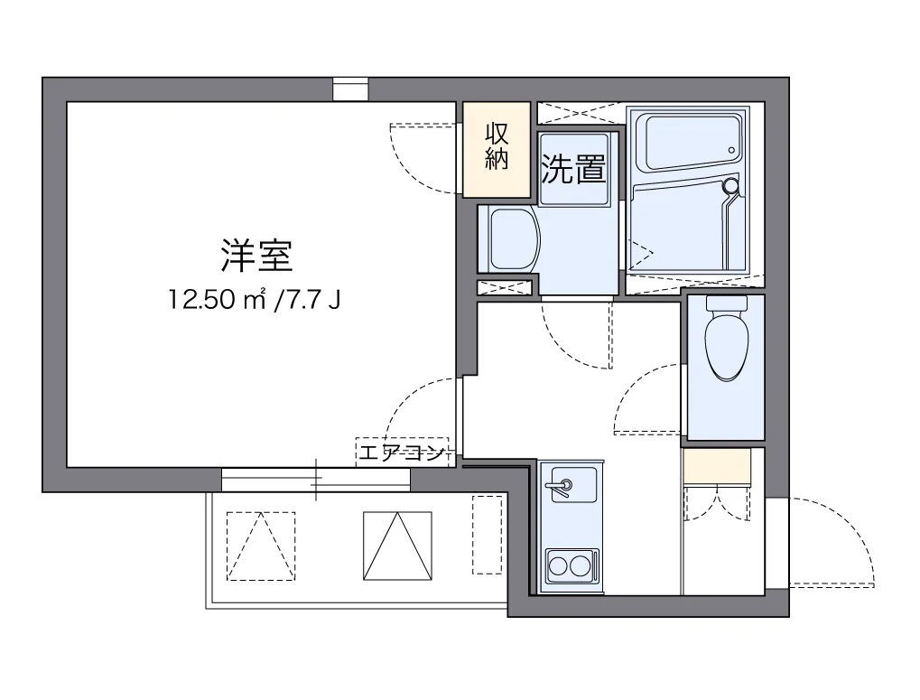 代表的な間取のため実際の間取とは異なる場合があります
