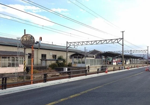 福島交通飯坂線　桜水駅まで2100m
