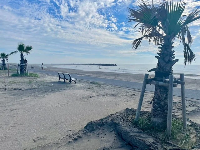 一宮海水浴場まで1800m