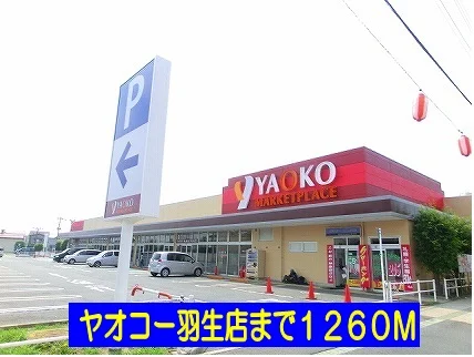 ヤオコー羽生店まで1260m