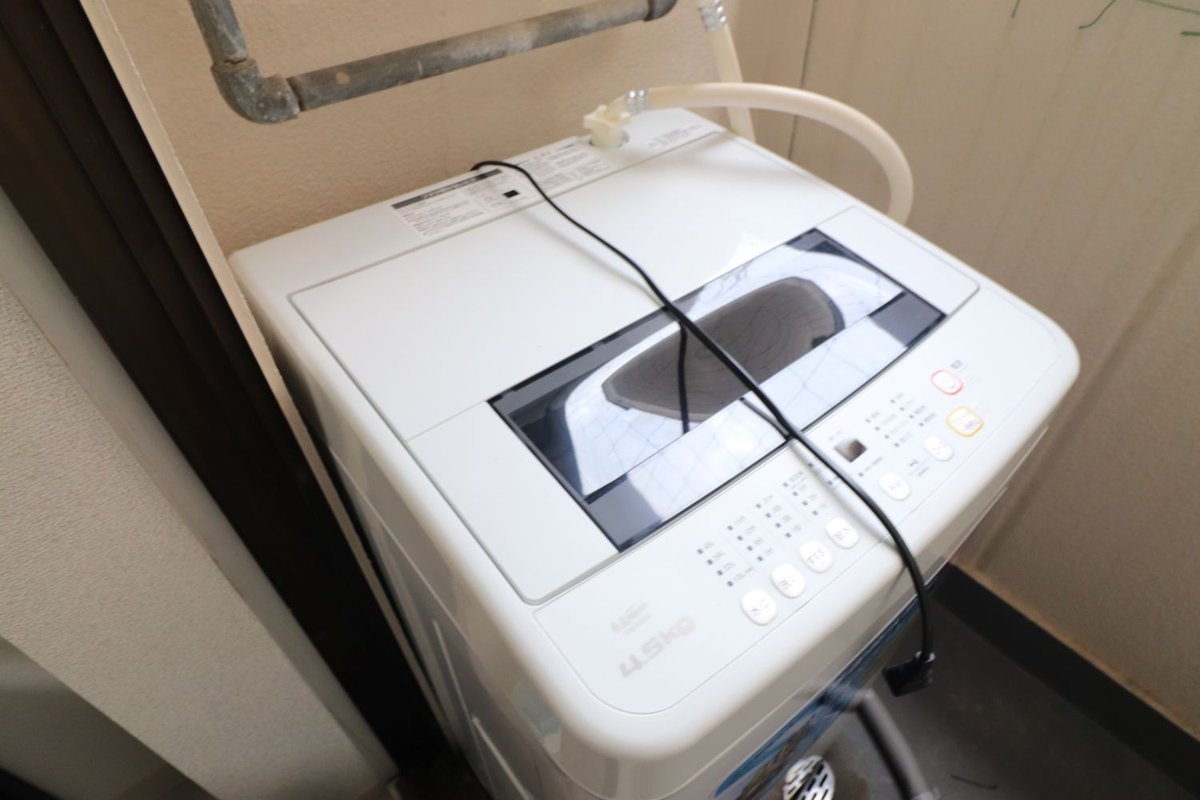 洗濯費用を浮かせつつ、自分のタイミングで洗濯可能。コインランドリー待ちのストレスなく長期利用を快適にします。