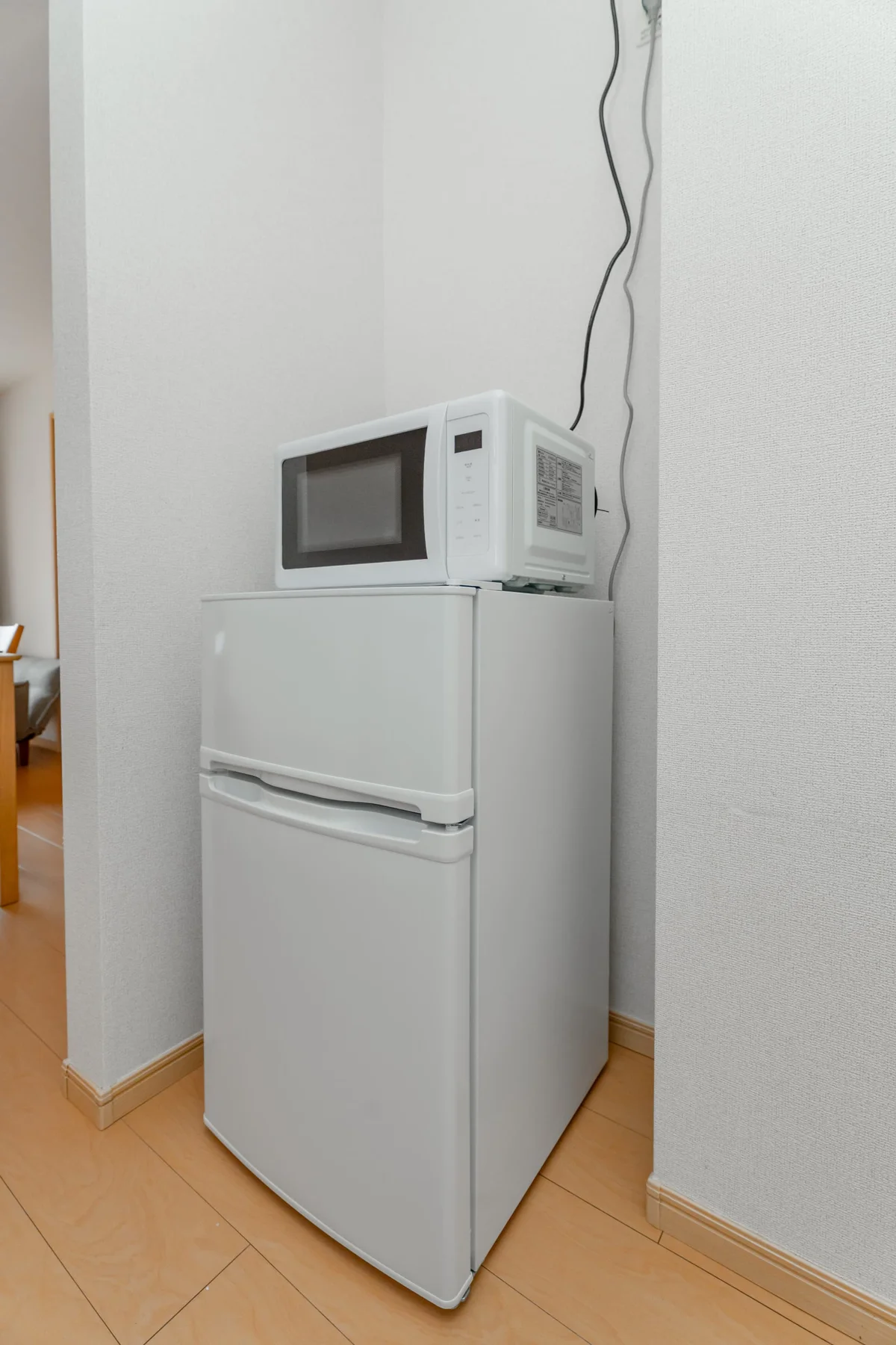 冷蔵庫、電子レンジ