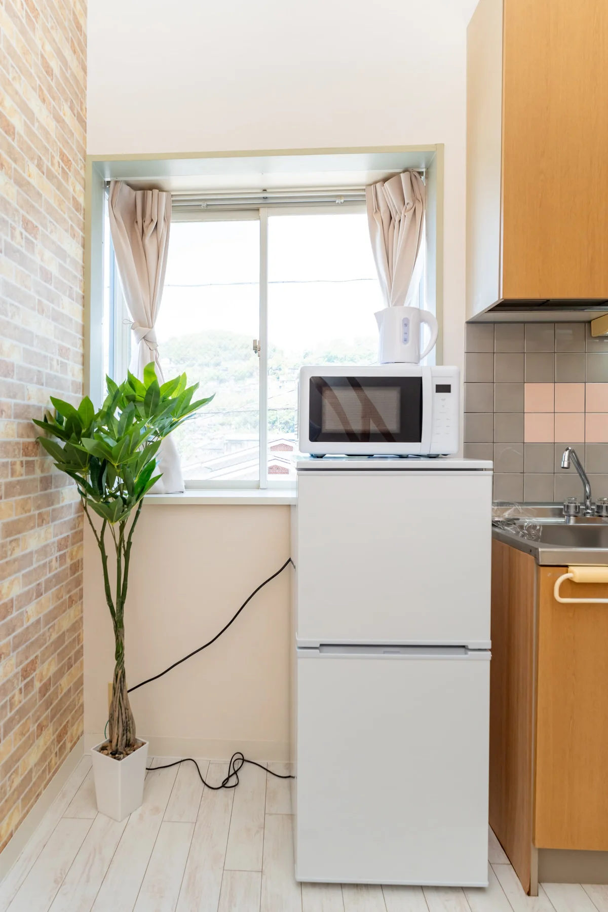 冷蔵庫、電子レンジ