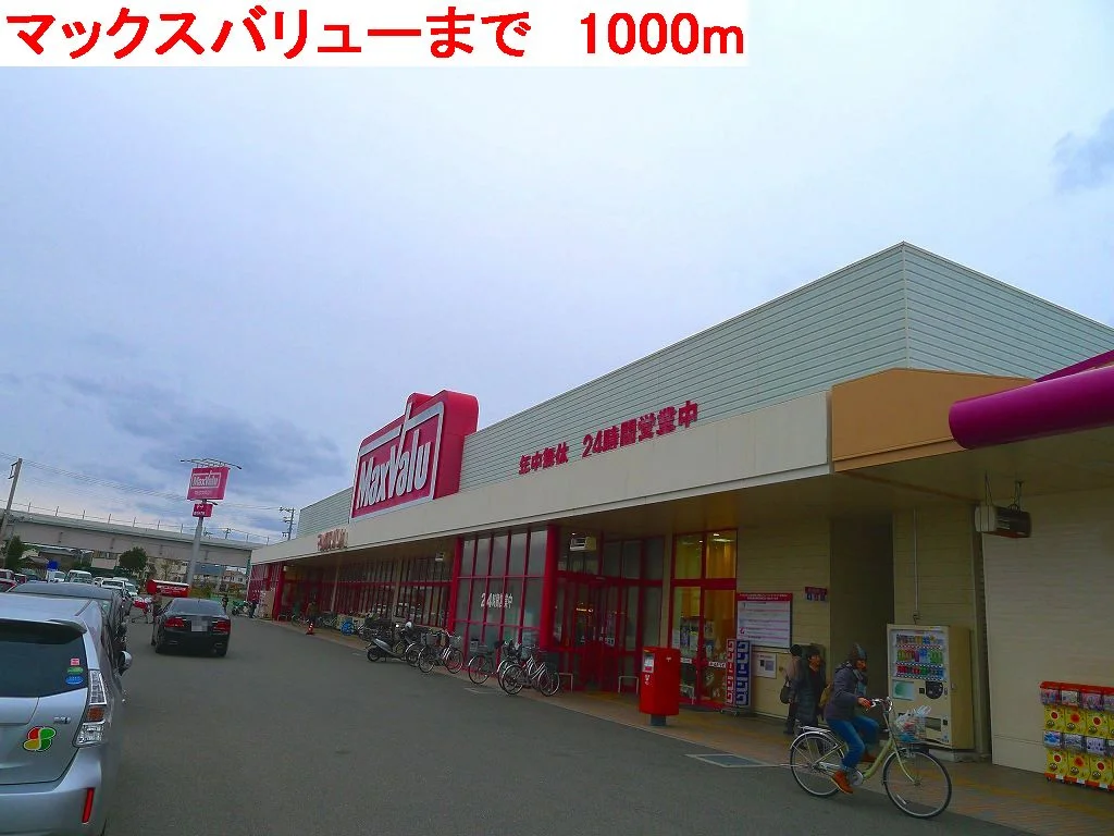マックスバリュー水足店まで1000m
