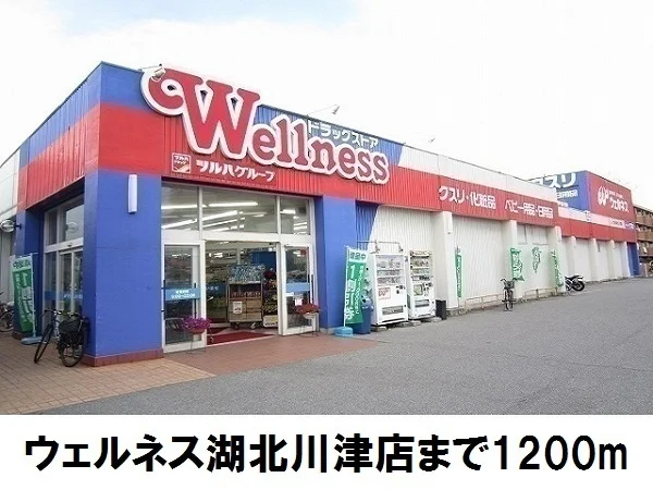 ウェルネス川津店まで1200m
