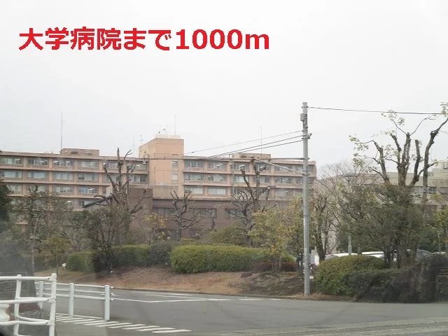 大学病院まで1000m
