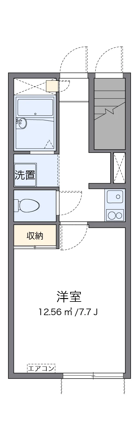 代表的な間取のため実際の間取とは異なる場合があります