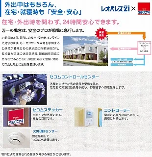 ホームセキュリティが無料でご利用いただけます。