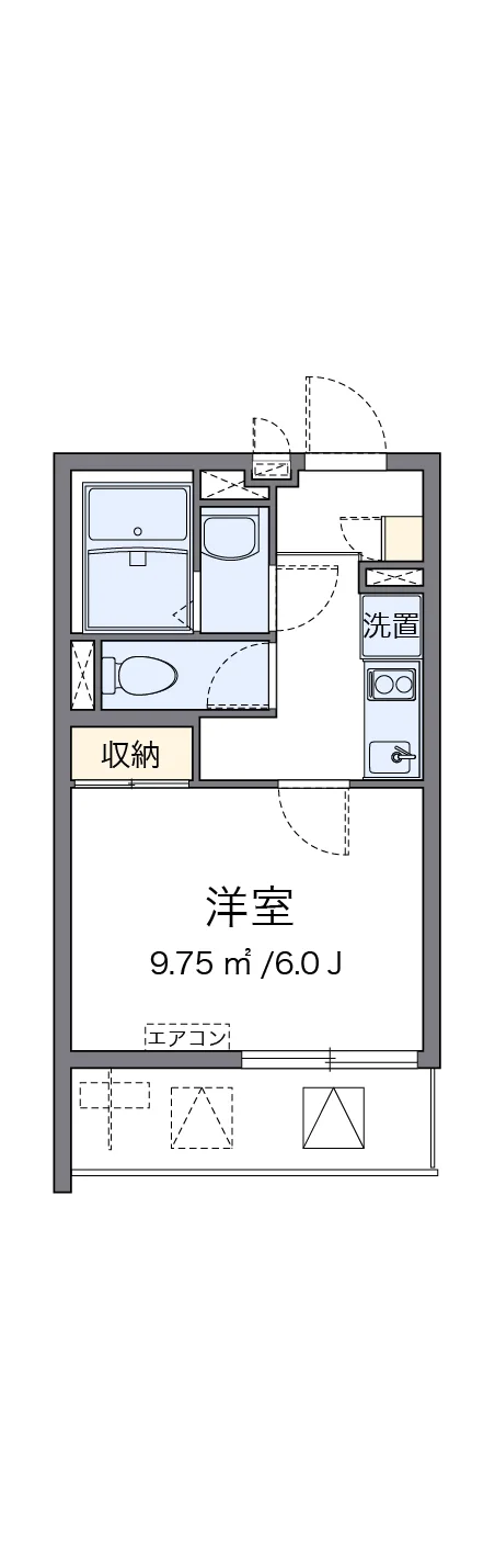 代表的な間取のため実際の間取とは異なる場合があります