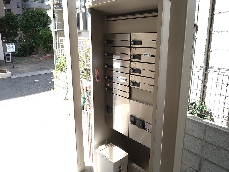 集合ポスト　ダイヤル錠付き