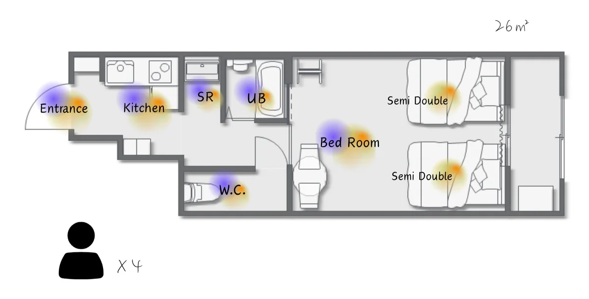 間取り図です！