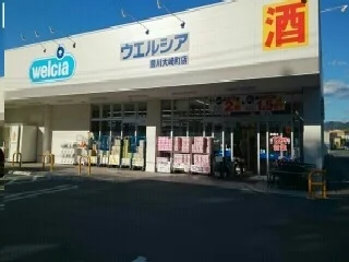ウエルシア豊川大崎町店様まで600m