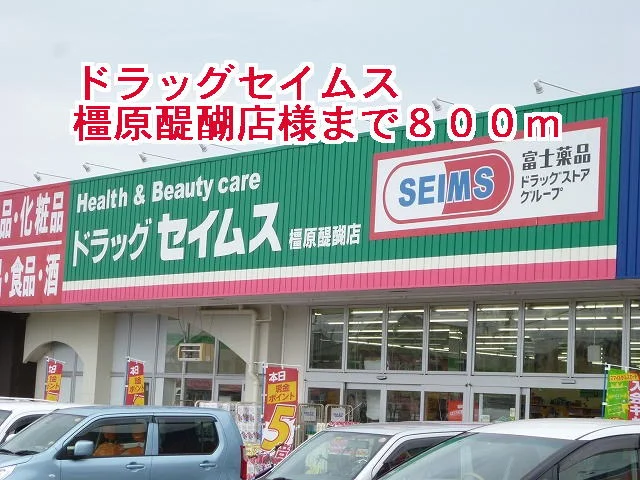 ドラッグセイムス橿原醍醐店様まで800m