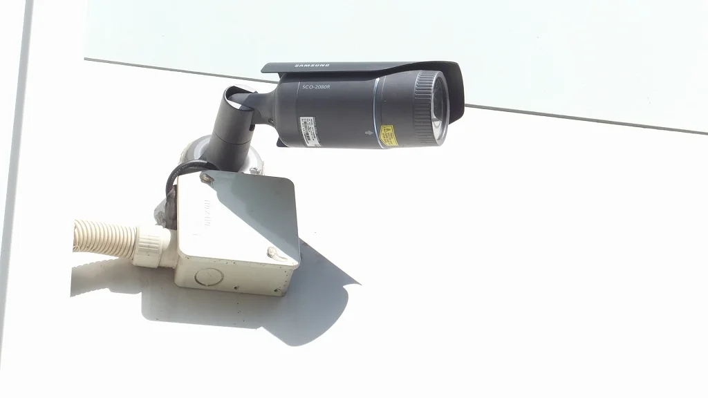 防犯カメラ付き