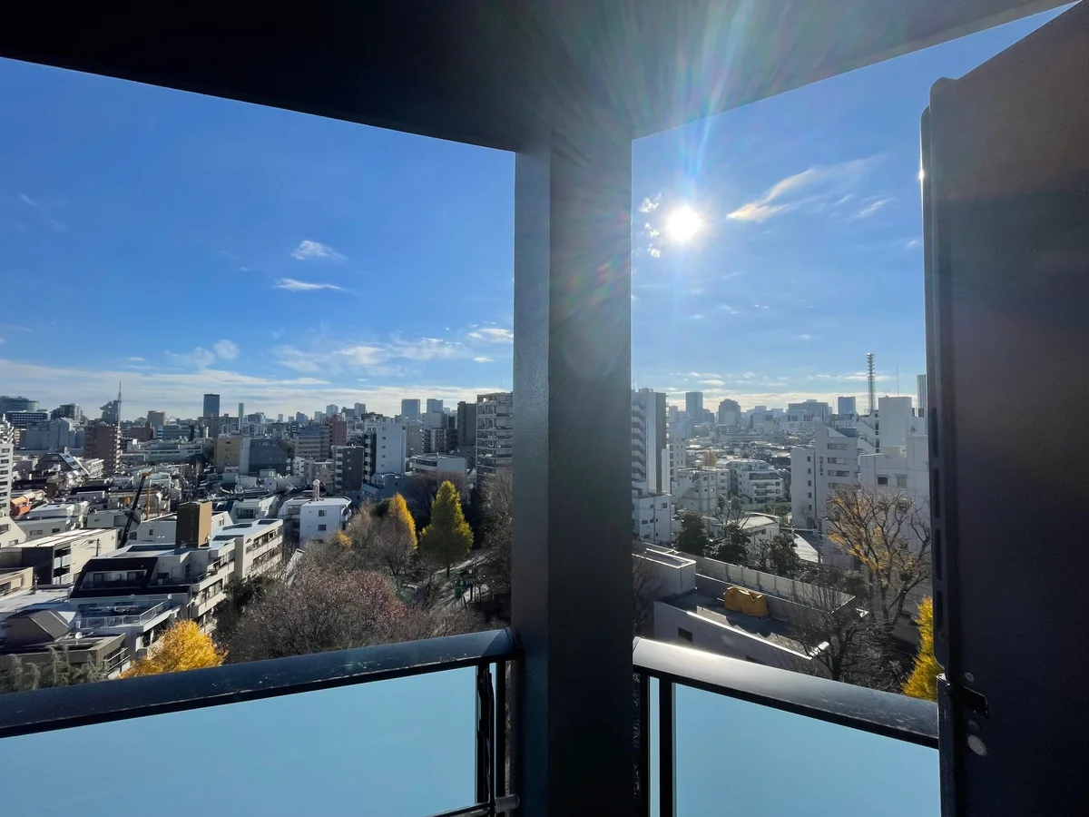 公園やスカイツリービューの素晴らしい眺望です