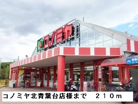 コノミヤ北青葉台店様まで210m