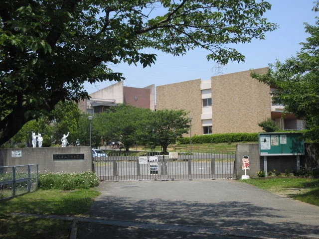 万田小学校まで800m