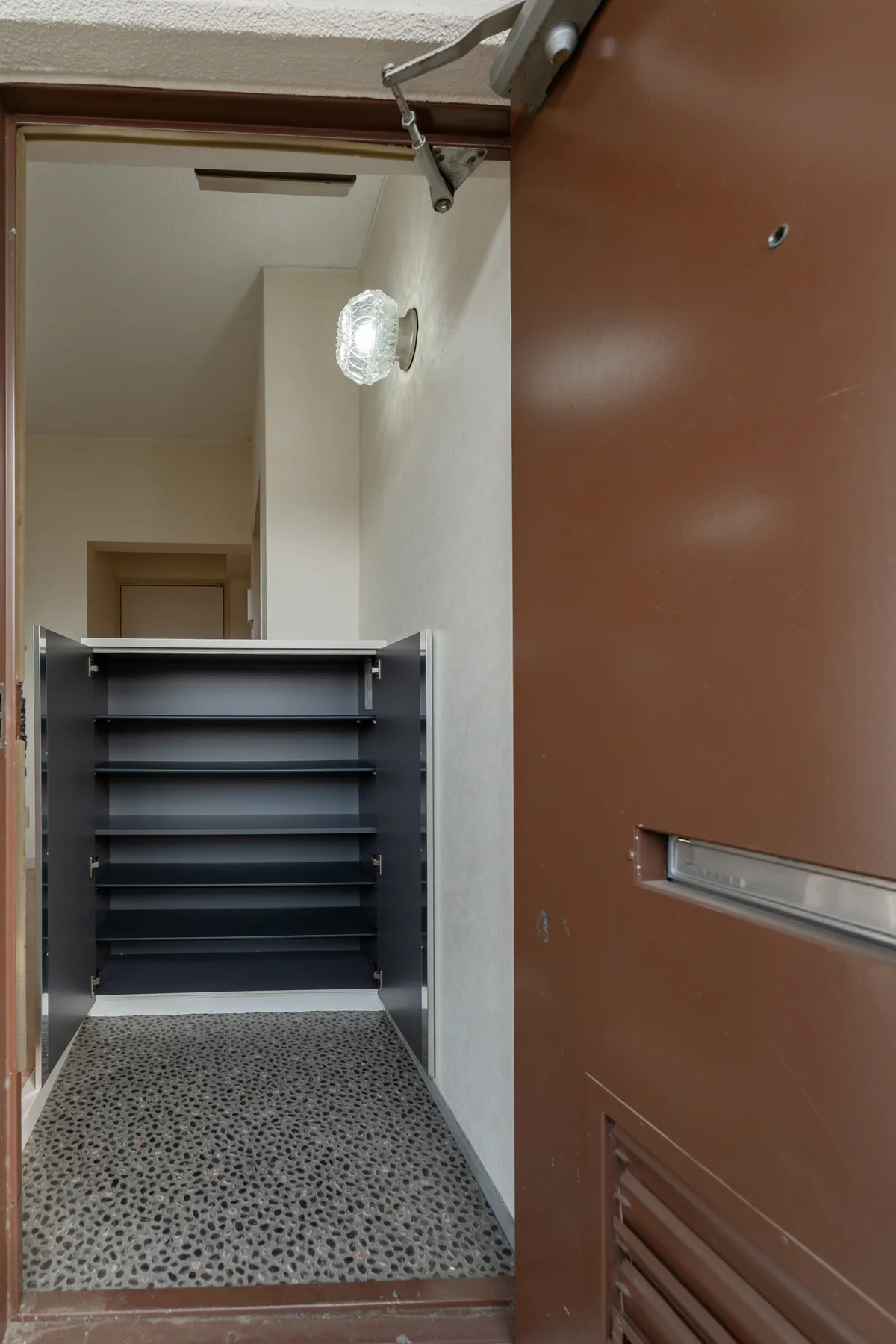 下足箱たくさん入ります。