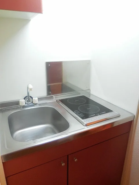 2口の電気コンロ