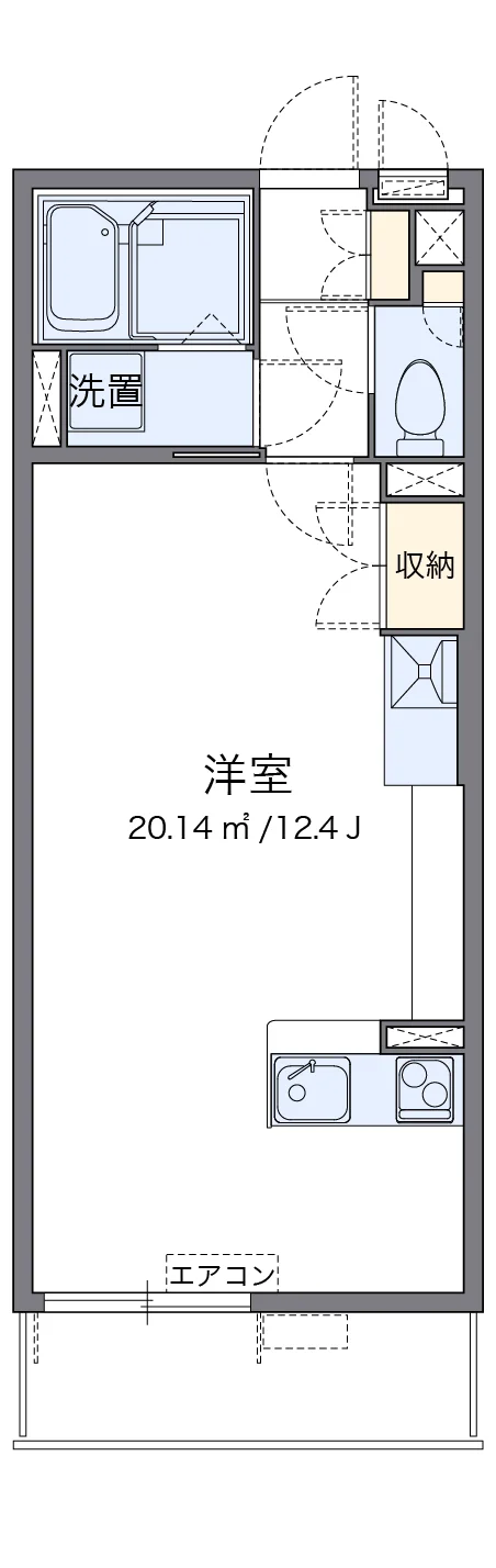 代表的な間取のため実際の間取とは異なる場合があります