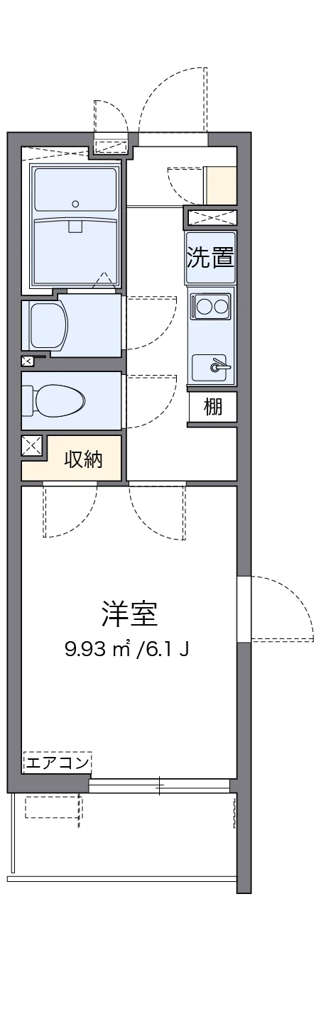 代表的な間取のため実際の間取とは異なる場合があります