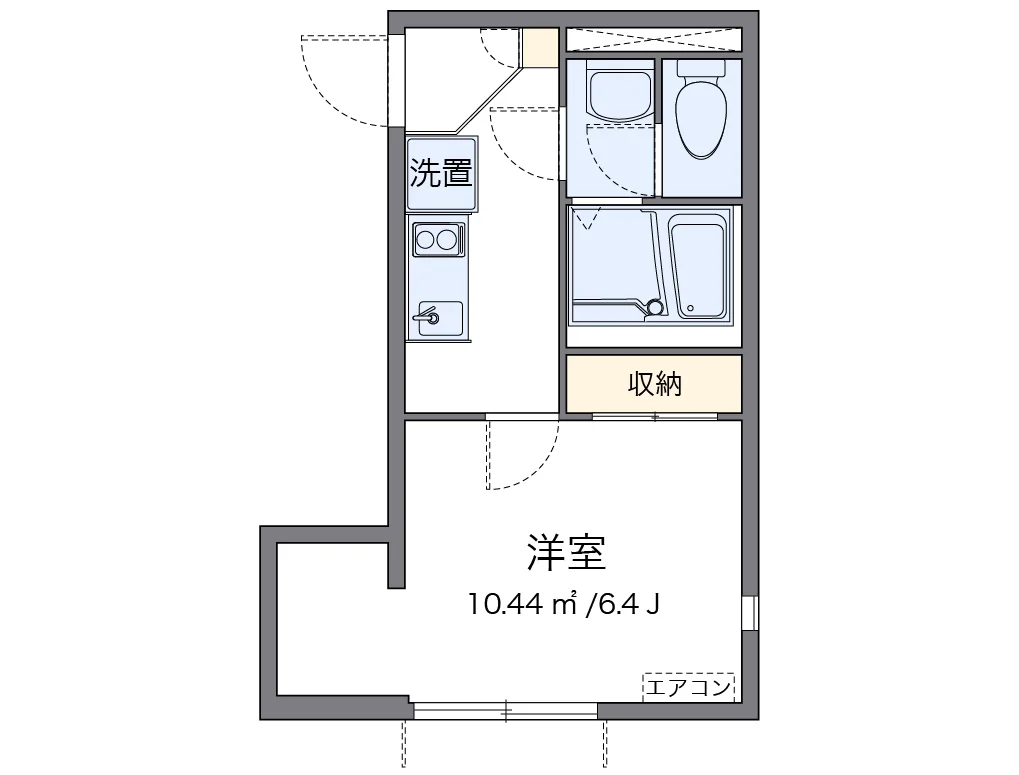 代表的な間取のため実際の間取とは異なる場合があります