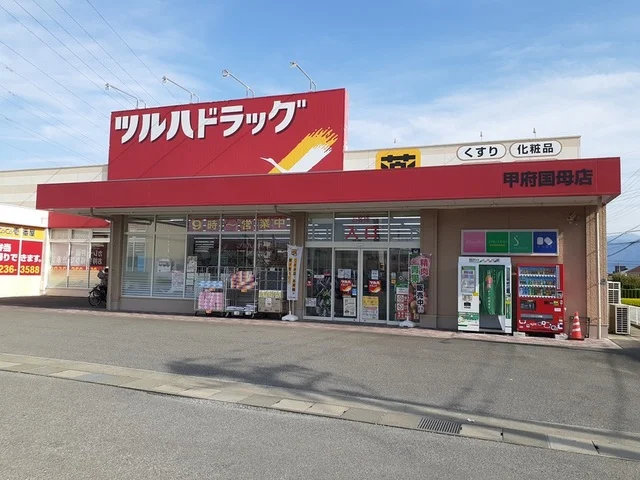 ツルハドラッグ甲府国母店まで450m