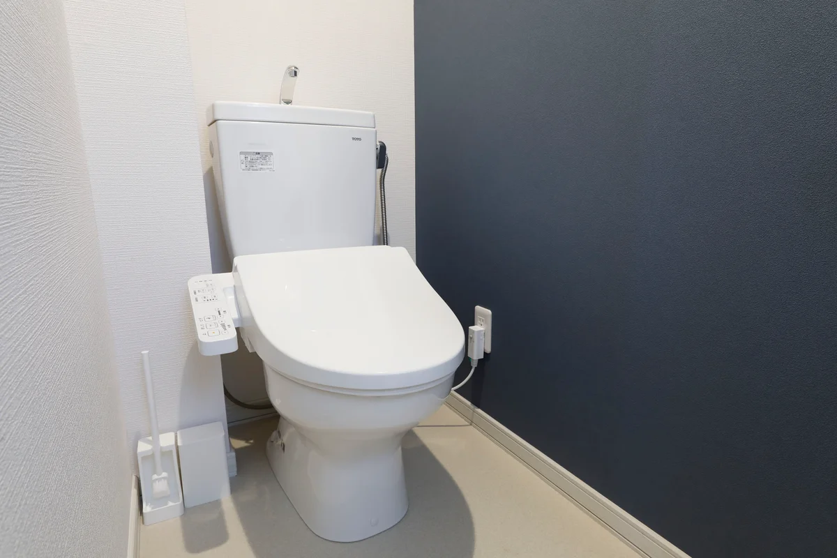 嬉しいウォシュレット機能付きトイレ！