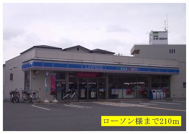 ローソン様まで210m