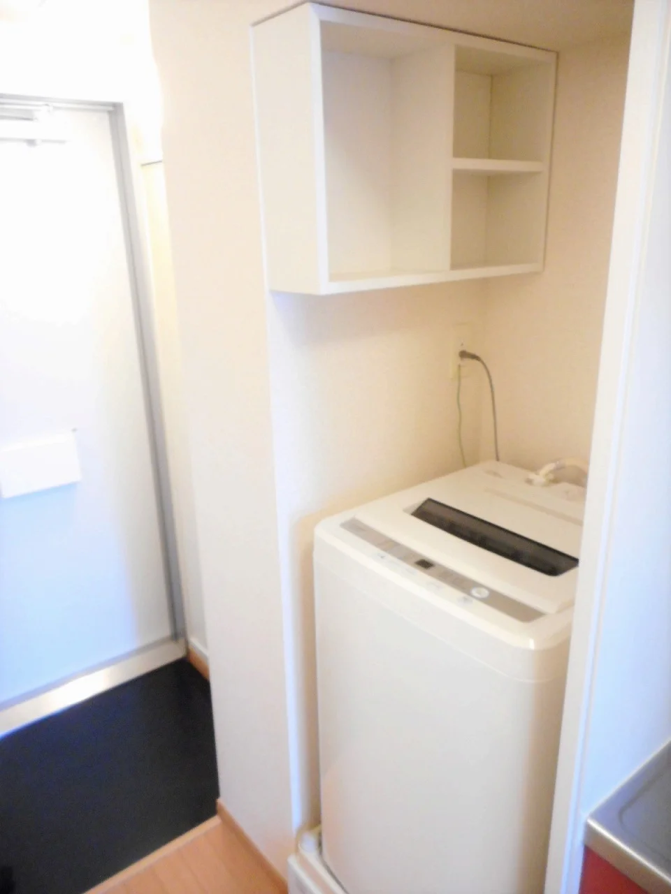 洗濯機も付いています