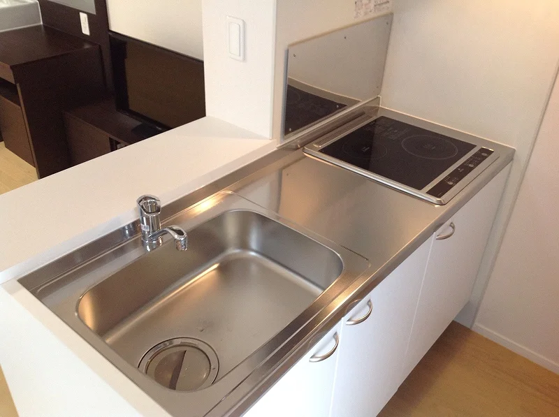 ２口電気コンロ(ＩＨ１口・ラジエントヒーター１口)