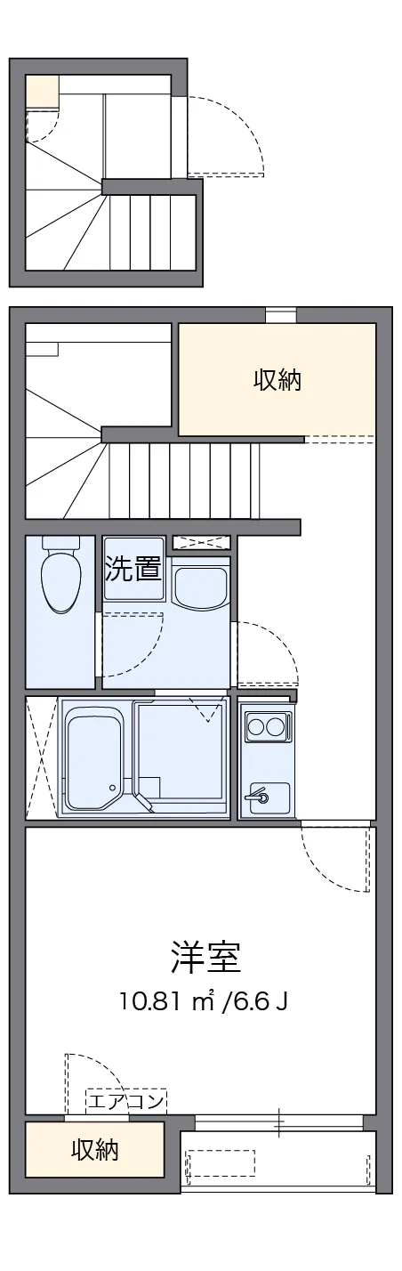 代表的な間取のため実際の間取とは異なる場合があります
