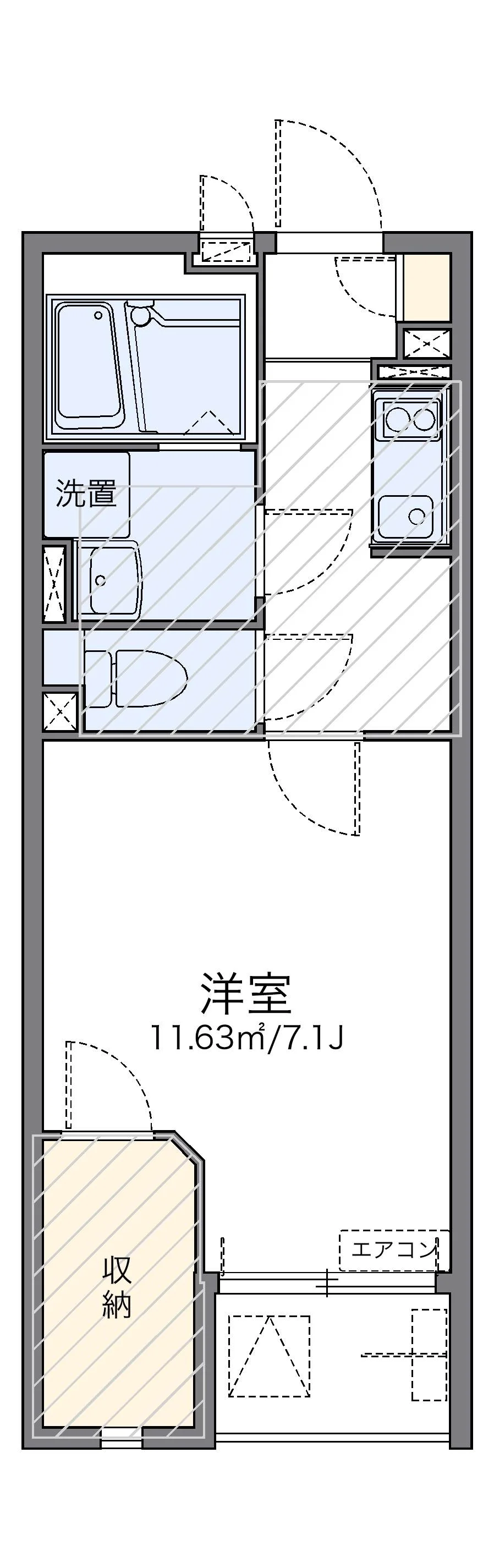代表的な間取のため実際の間取とは異なる場合があります