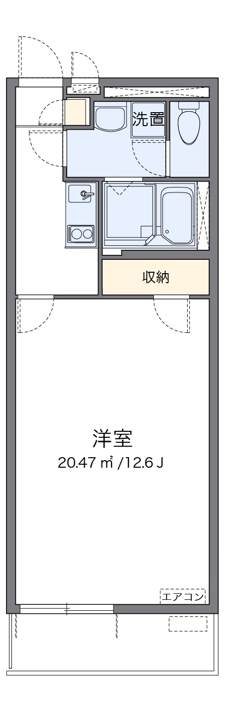 代表的な間取のため実際の間取とは異なる場合があります