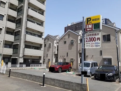 コインパーキングまで200m