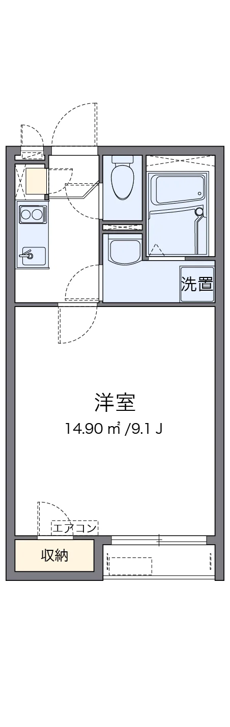代表的な間取のため実際の間取とは異なる場合があります