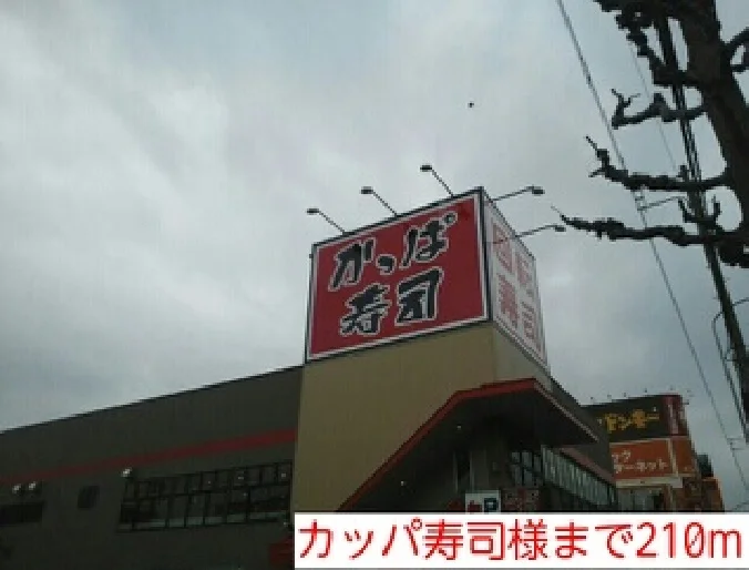 カッパ寿司様まで210m